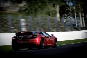 mclaren movement red speed motion blur 4k 1538934685