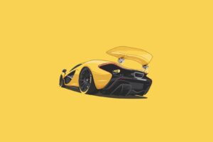 mclaren p1 minimalism 4k 1540748291