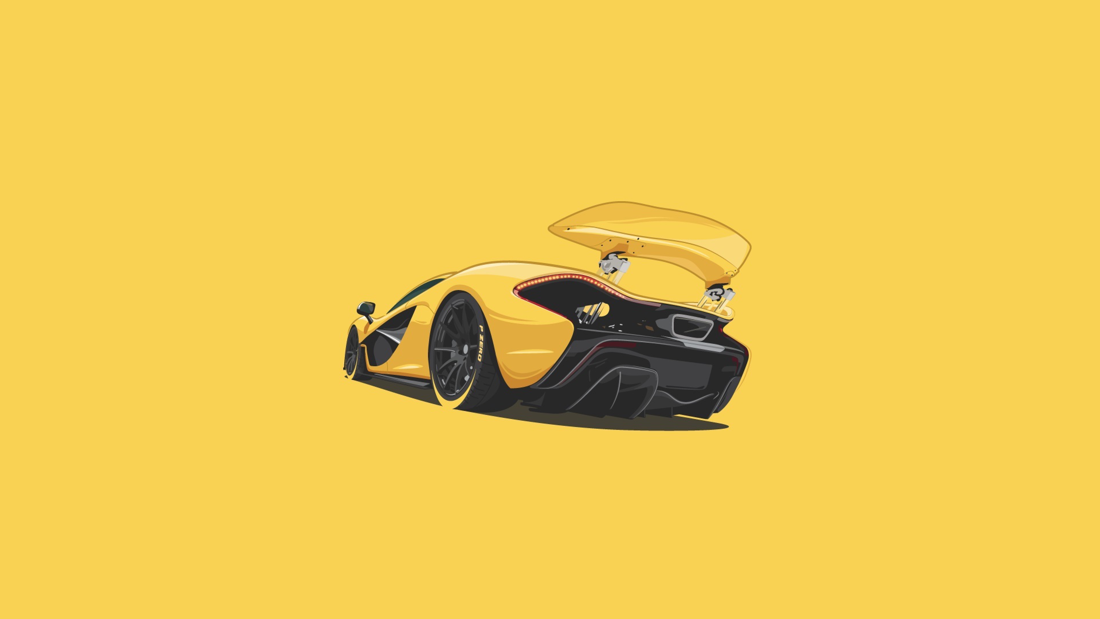 mclaren p1 minimalism 4k 1540748291