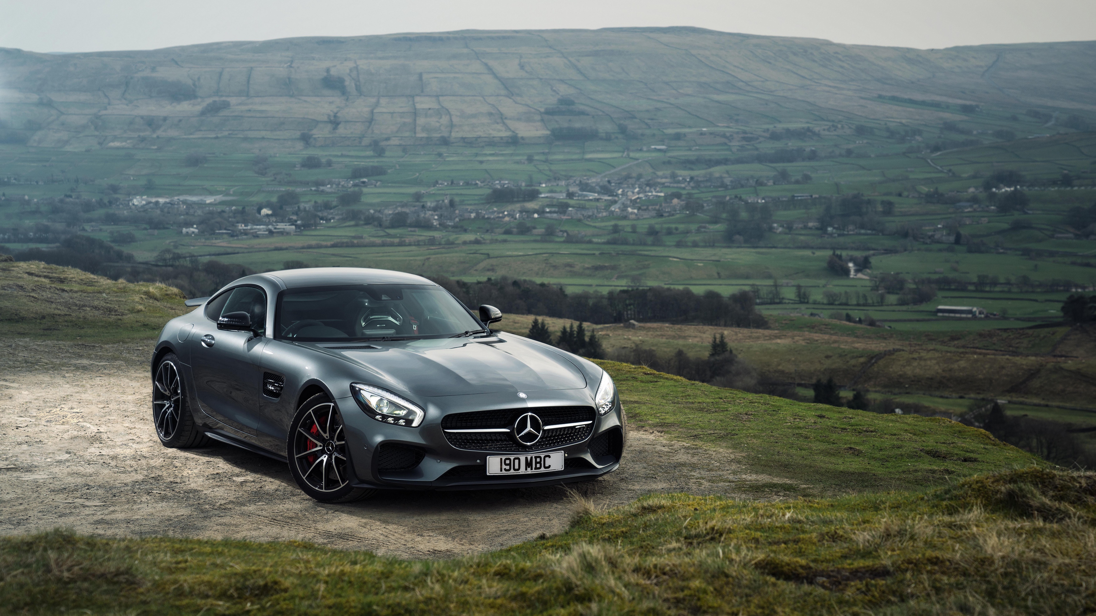 mercedes amg gt s gray side view 4k 1538935013