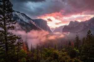 misty yosemite 4k 1540133270