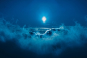 moon night landscape clouds 4k 1540142459