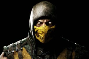 mortal kombat x scorpio ninja mask 4k 1538945038