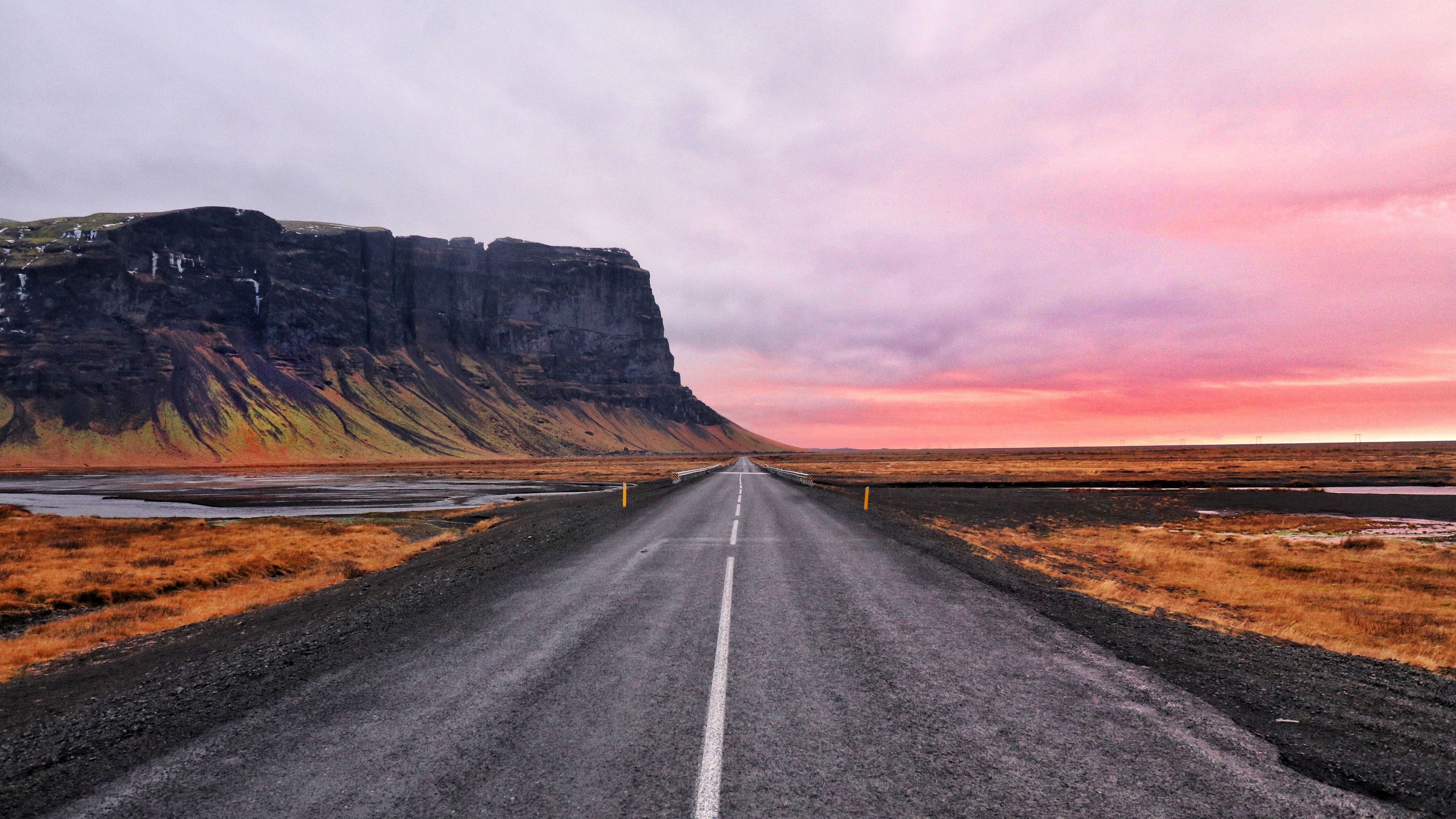 open road sky 4k 1540144561