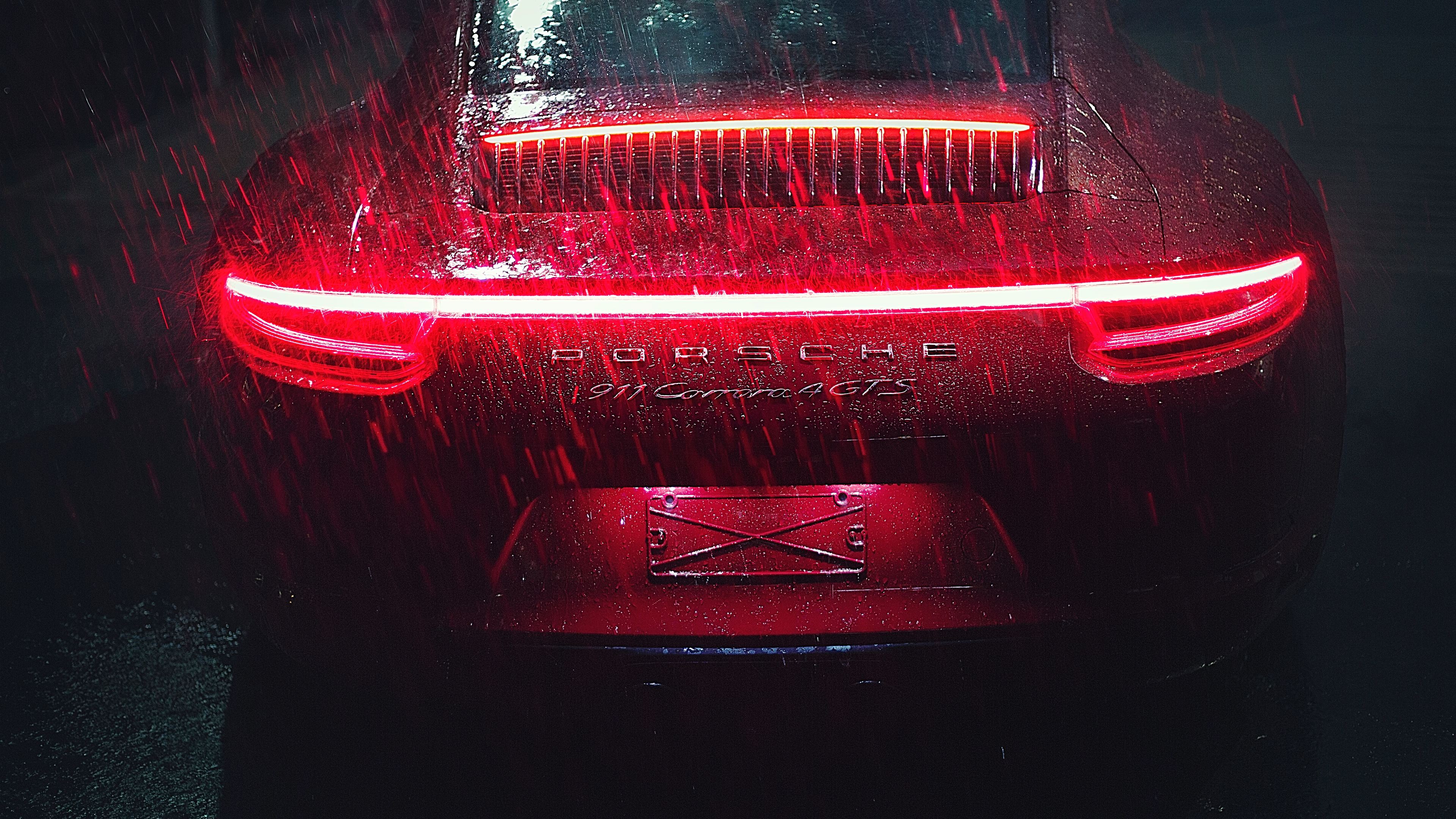 Car In Rain Wallpaper