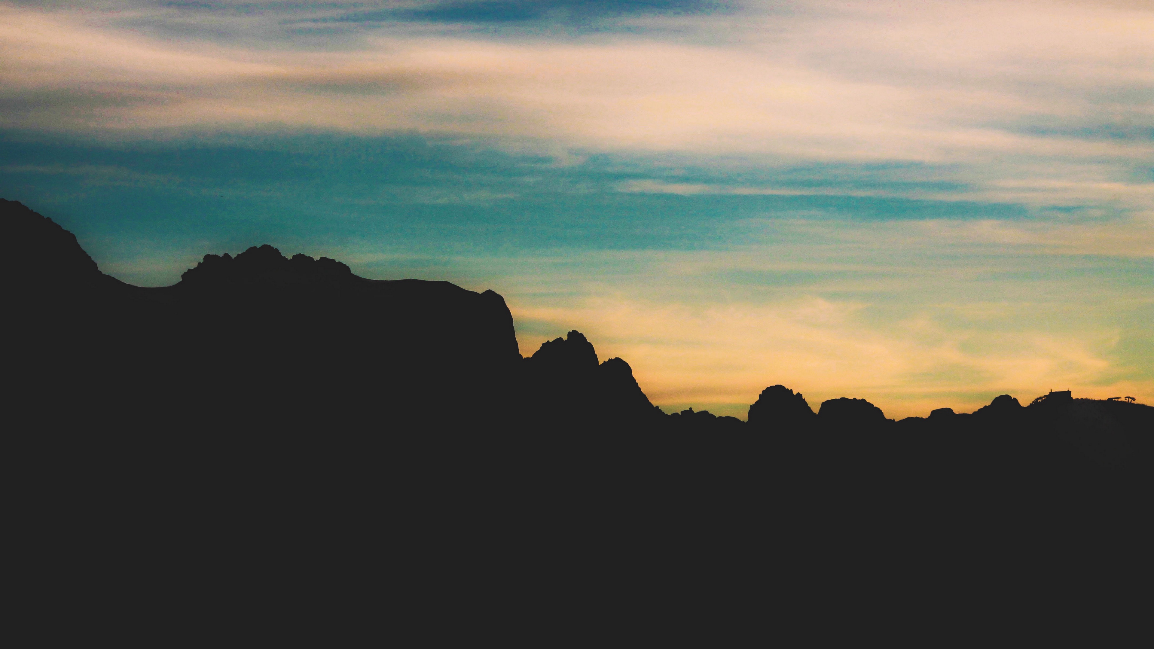 rocks mountains sky clouds 4k 1540575066