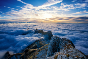 saentis mountains clouds view from top 4k 1540135079