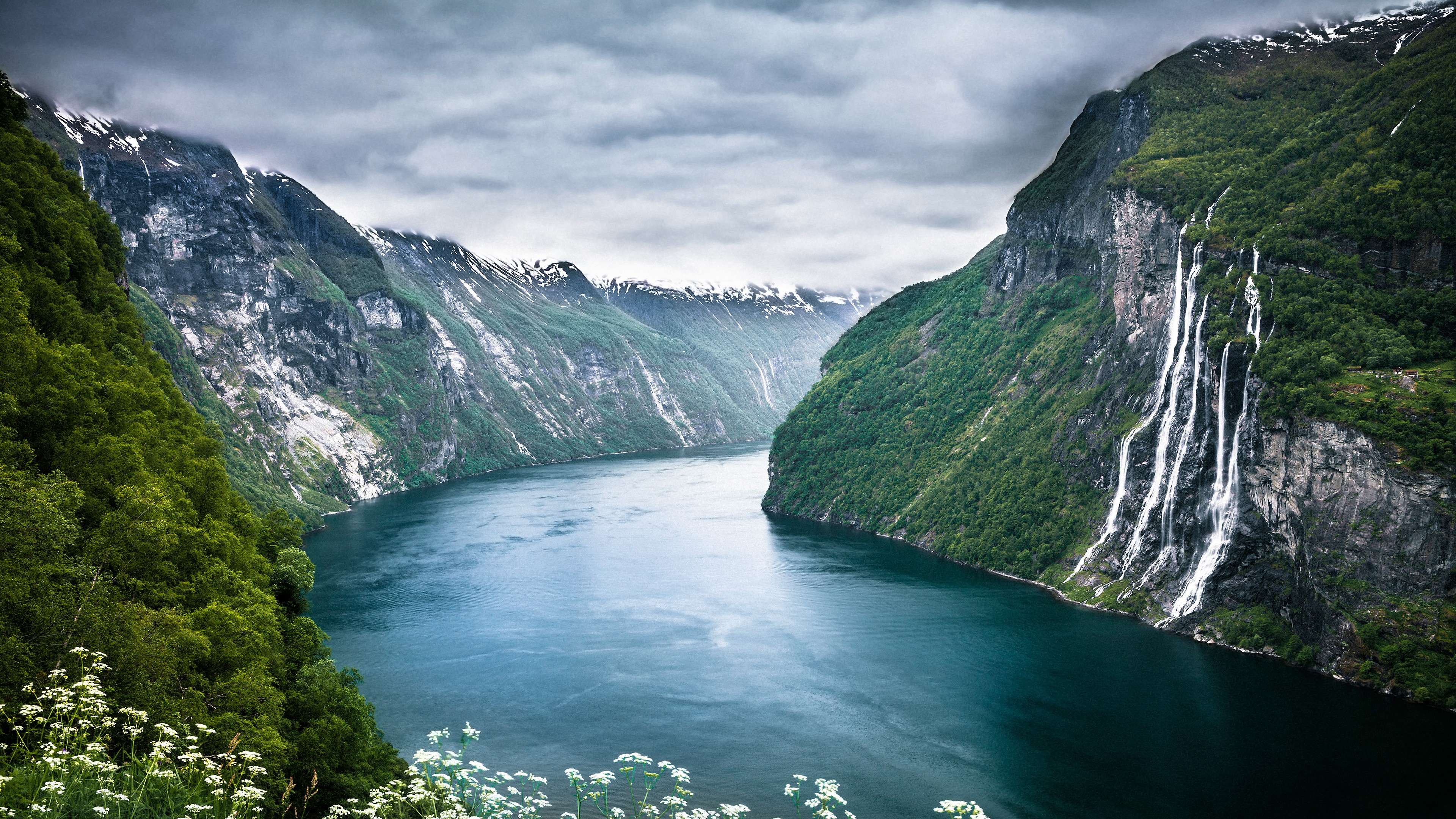 seven sisters the fjords in norway 4k 1540132874