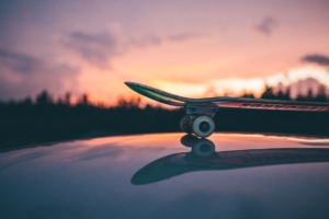 skateboard sunset sky 4k 1540062343