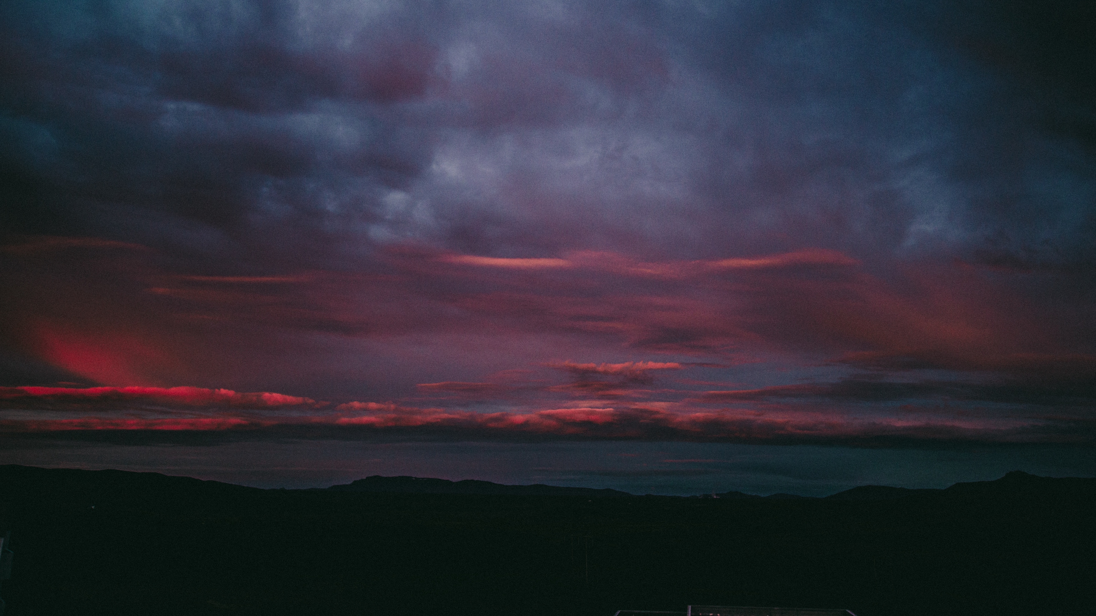 sky clouds evening horizon 4k 1540574725