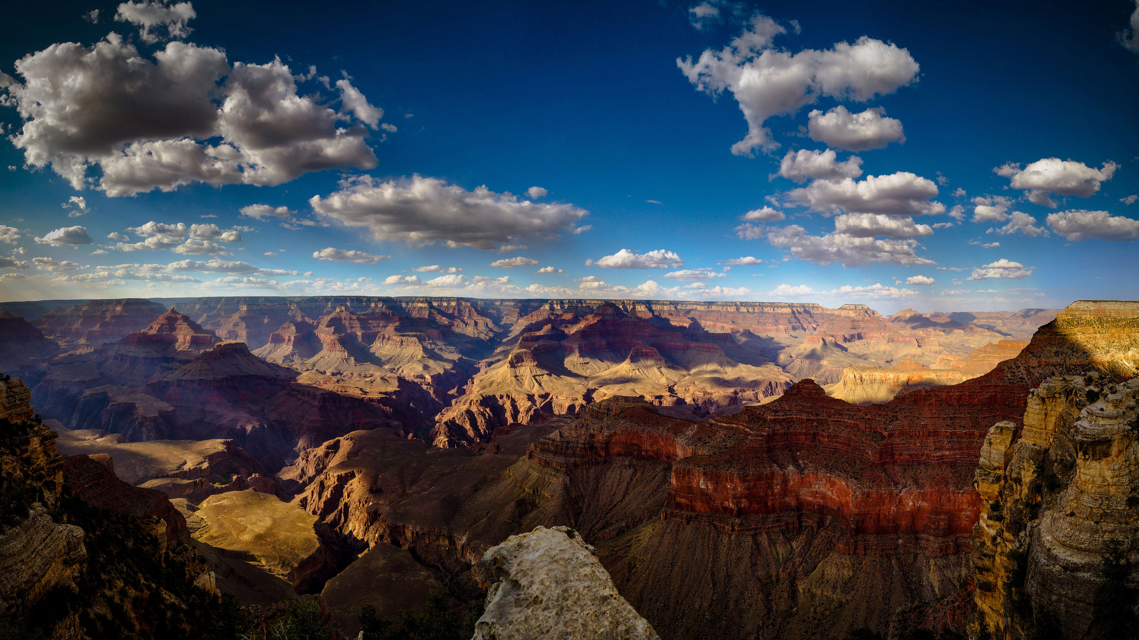 sky clouds mountains canyon 4k 1540144564