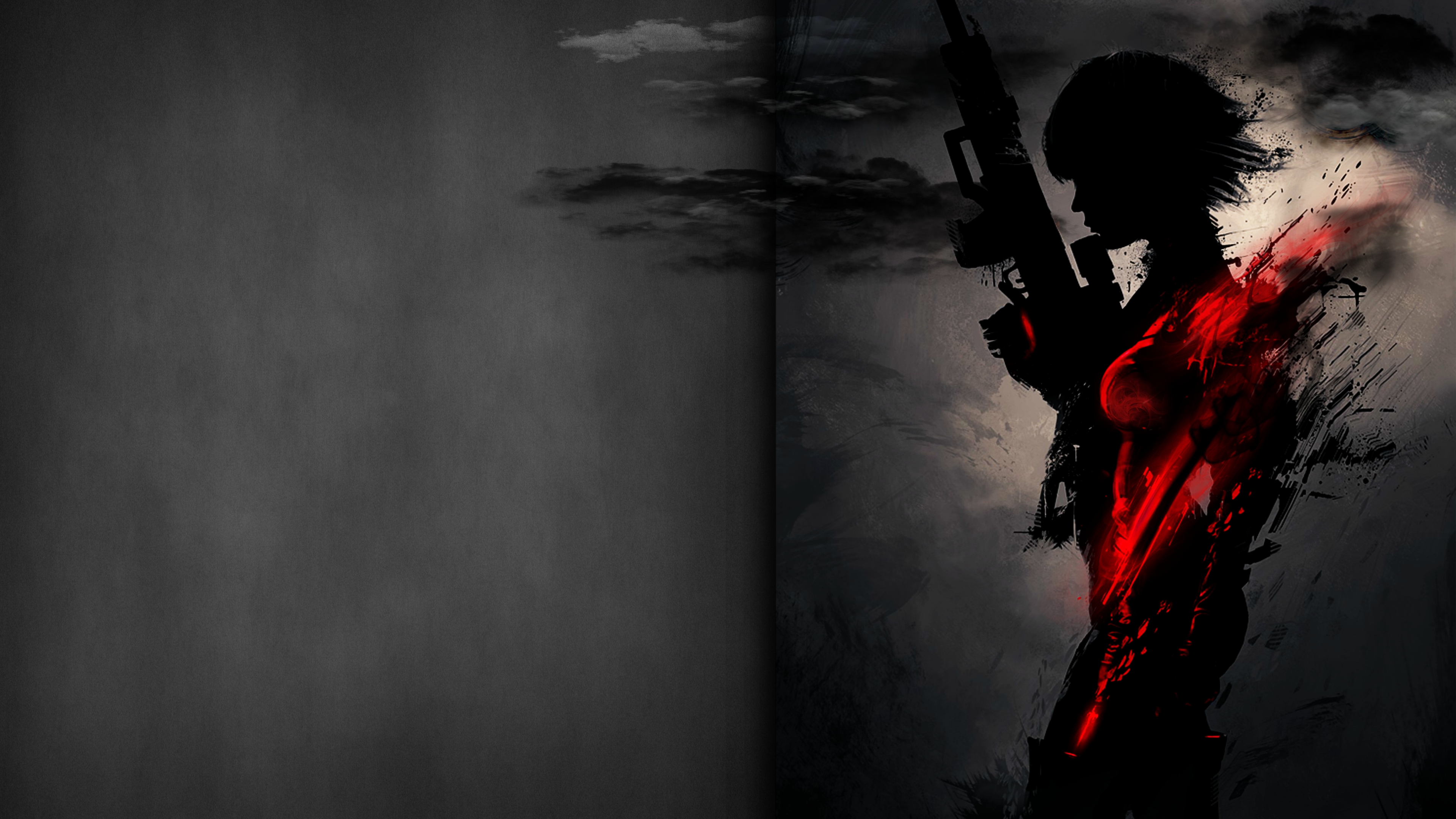 Sniper Artwork Dark Red 4k - 4k Wallpapers - 40.000+ ipad wallpapers 4k -  4k wallpaper Pc