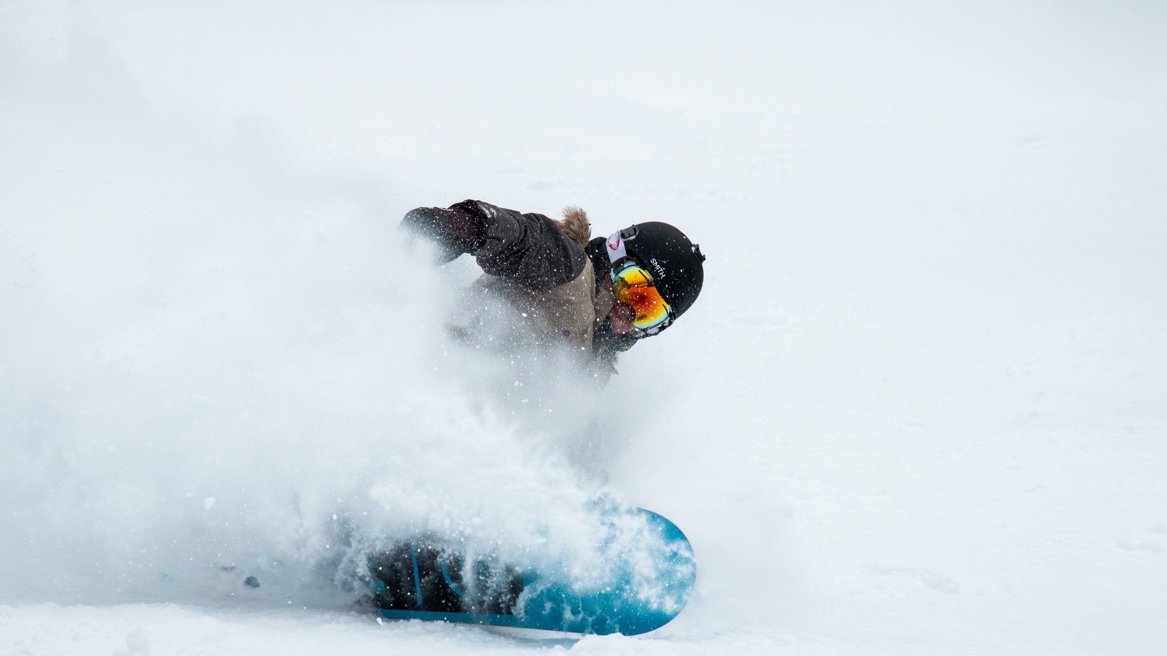 snowboarder snow helmet glasses 4k 1540061543