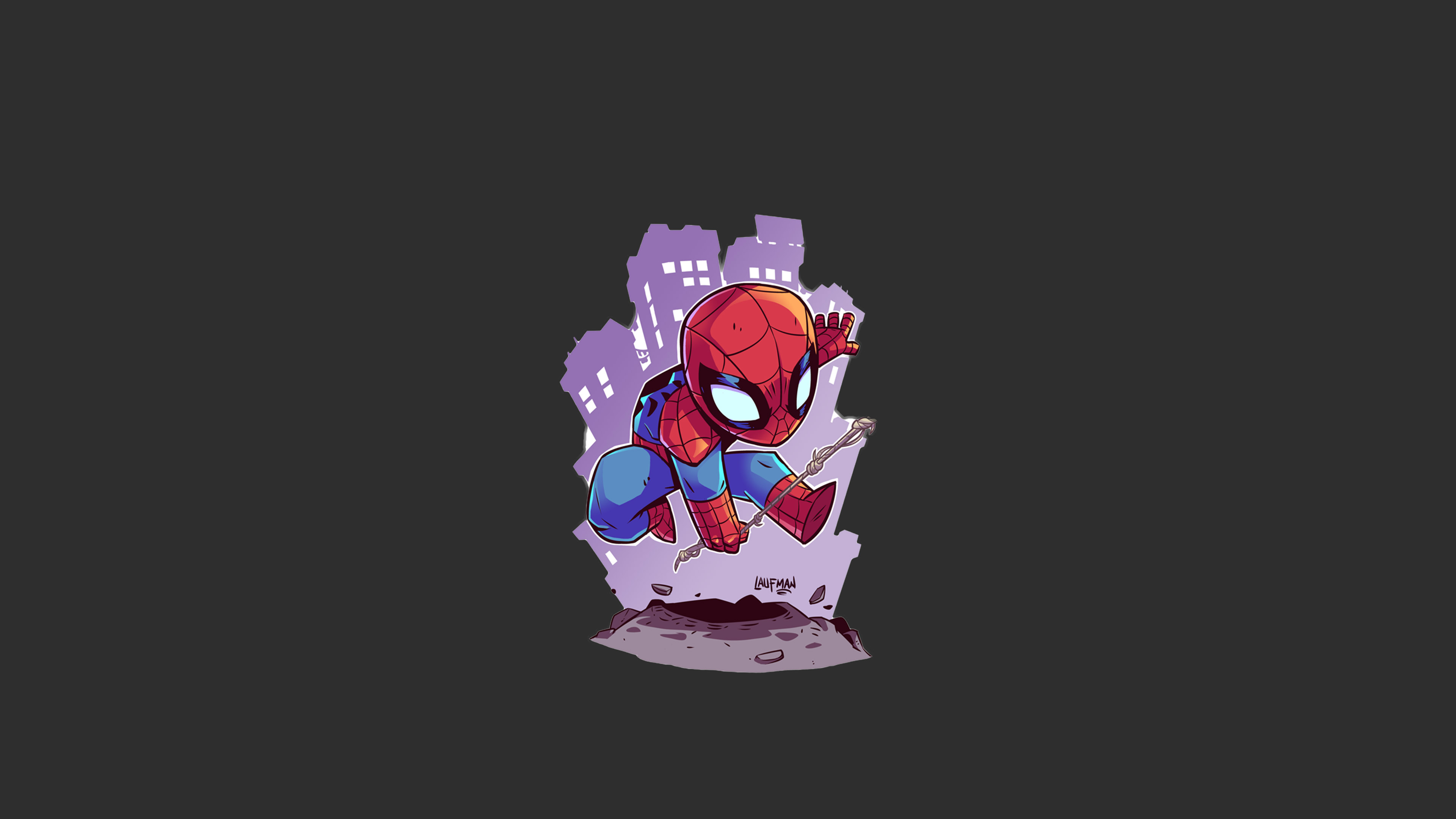 spiderman minimalism 4k 1540749008