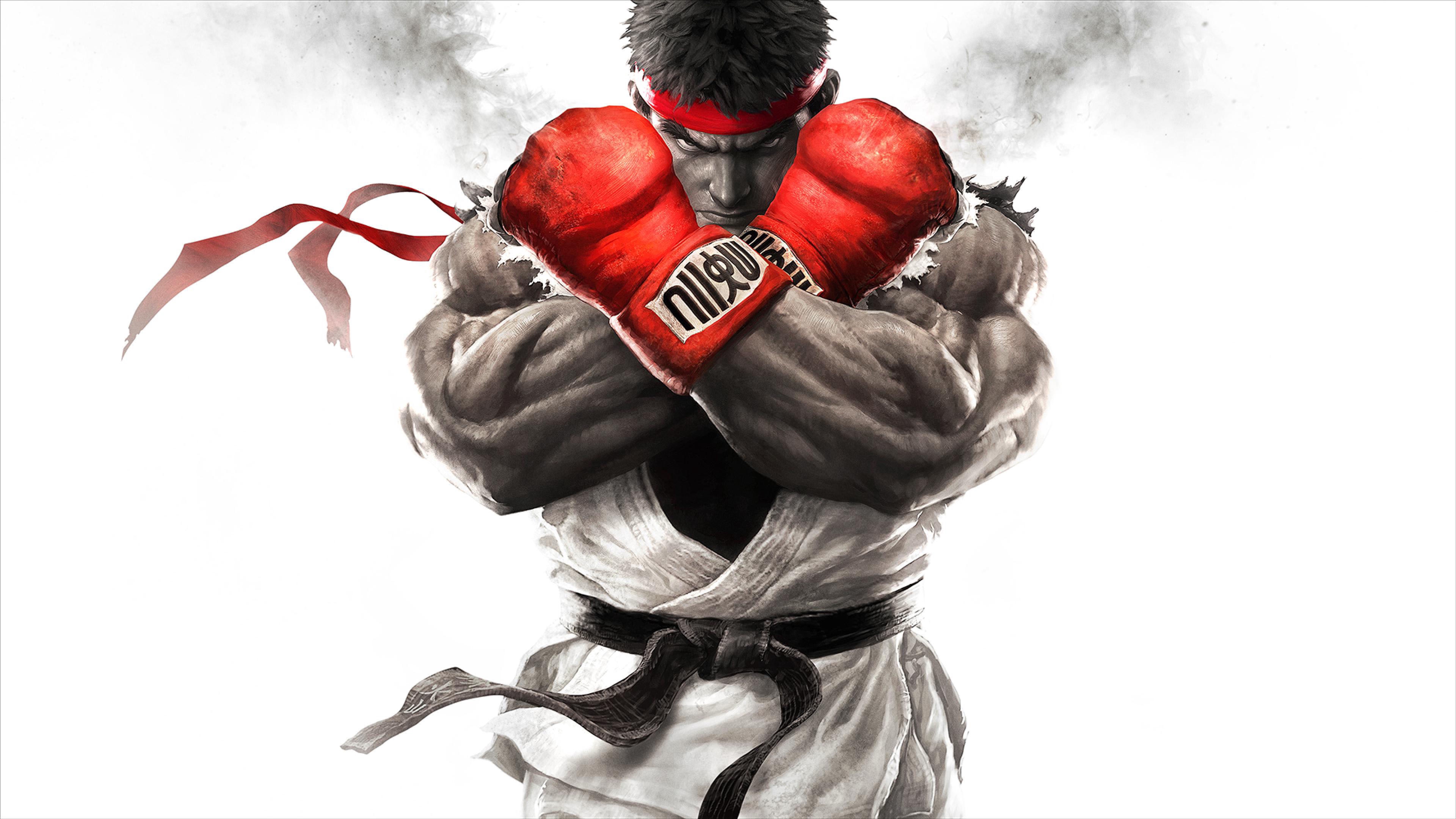 street fighter v fighting fighter art 4k 1538945002