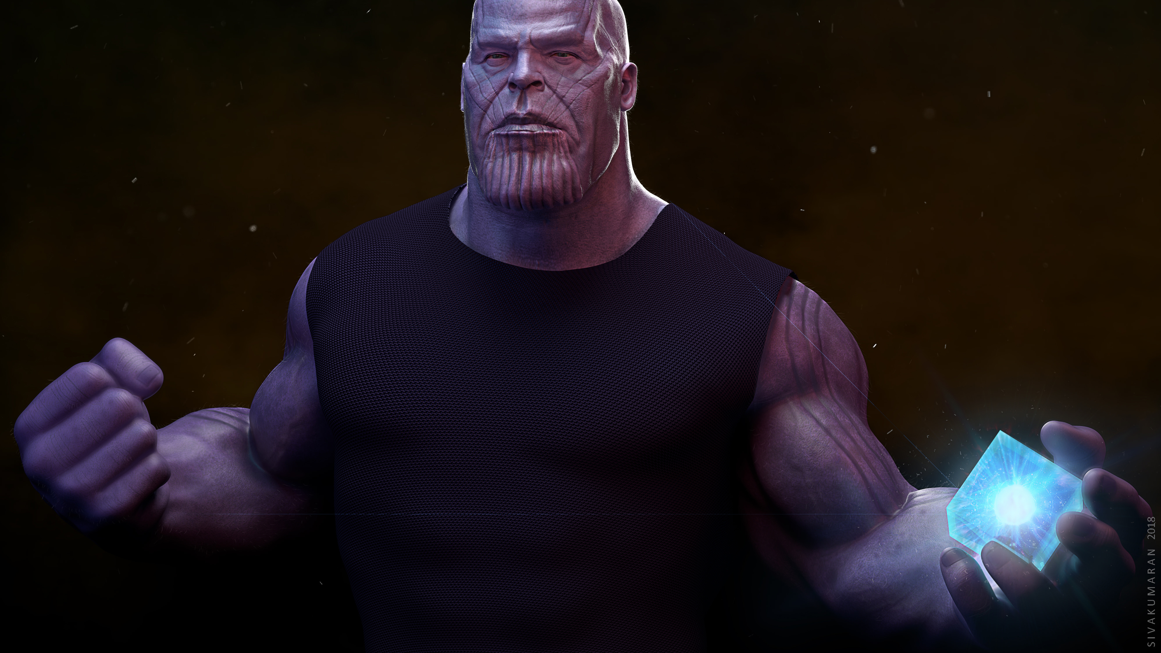 thanos holding tesseract 4k 1540746444