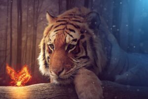 tiger dreamy art 4k 1540748626