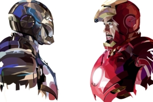 tony stark iron man art 4k 1540748636