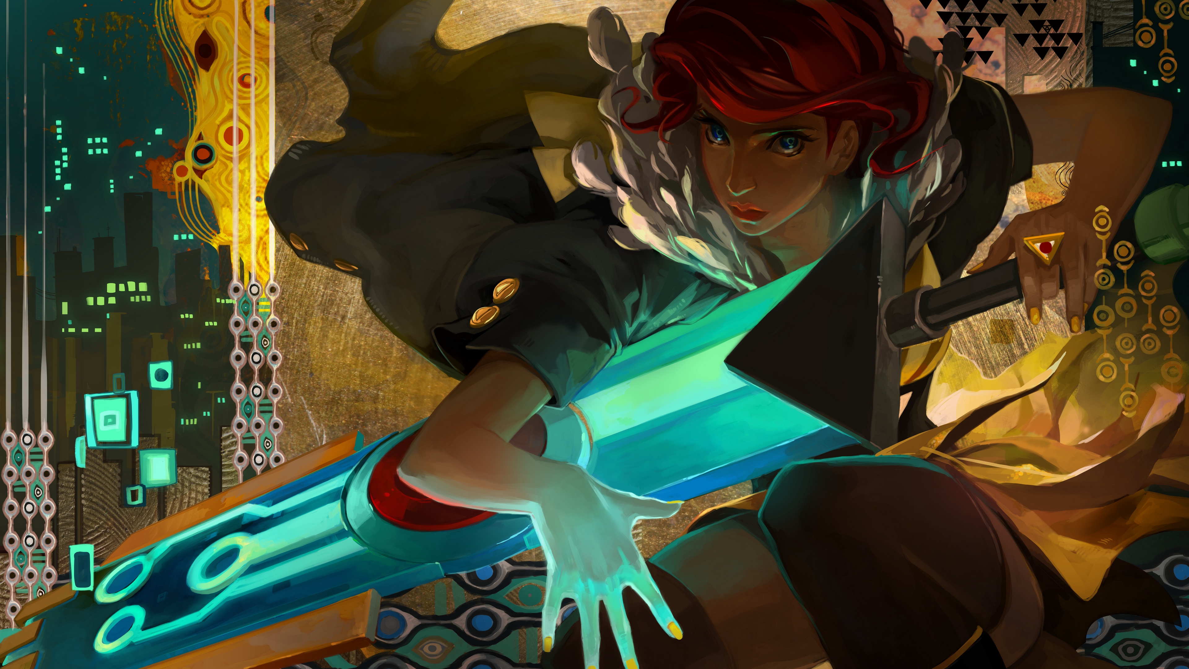 transistor tactic girl art 4k 1538944873