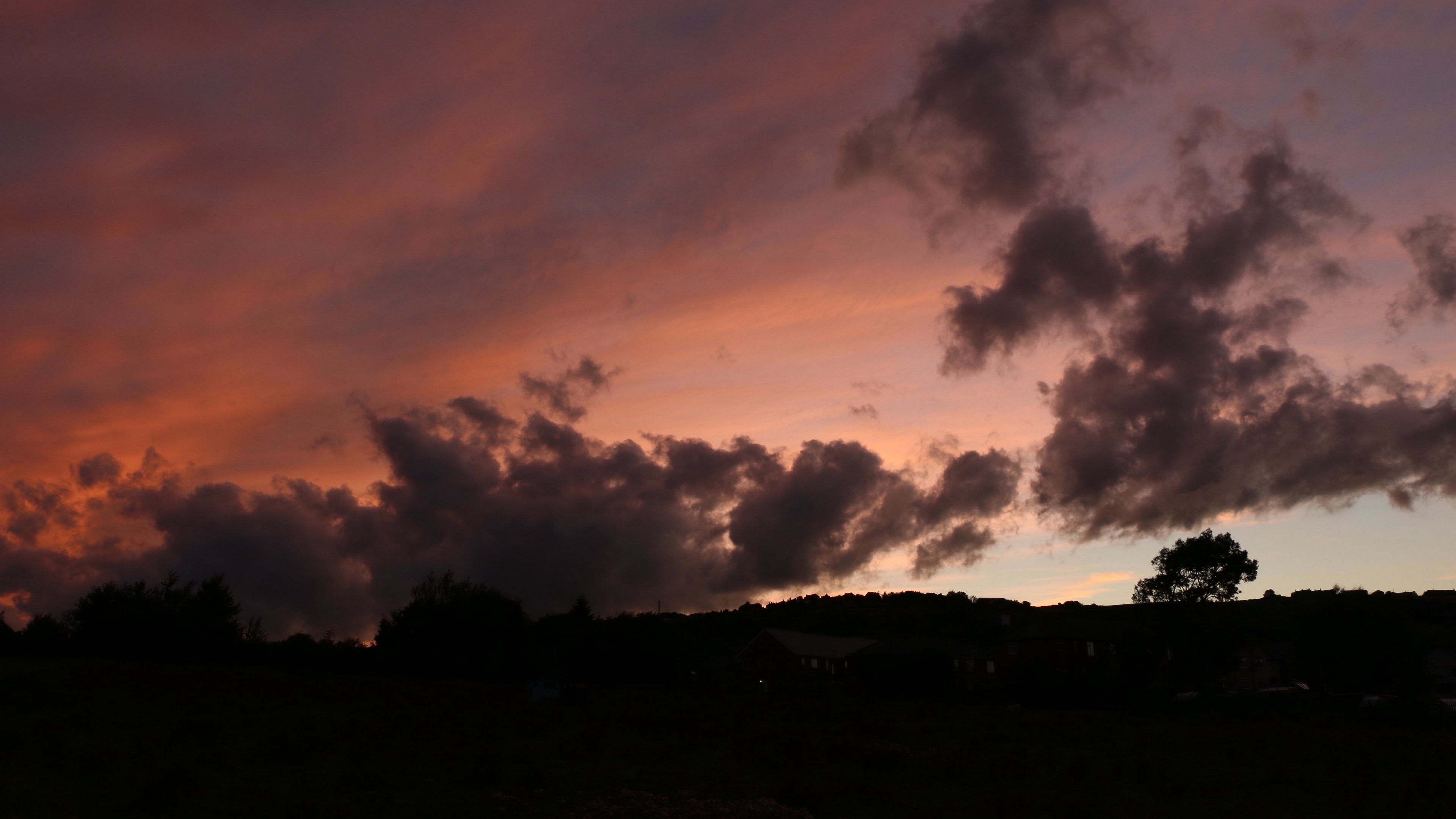 twilight sunset clouds 4k 1540575991