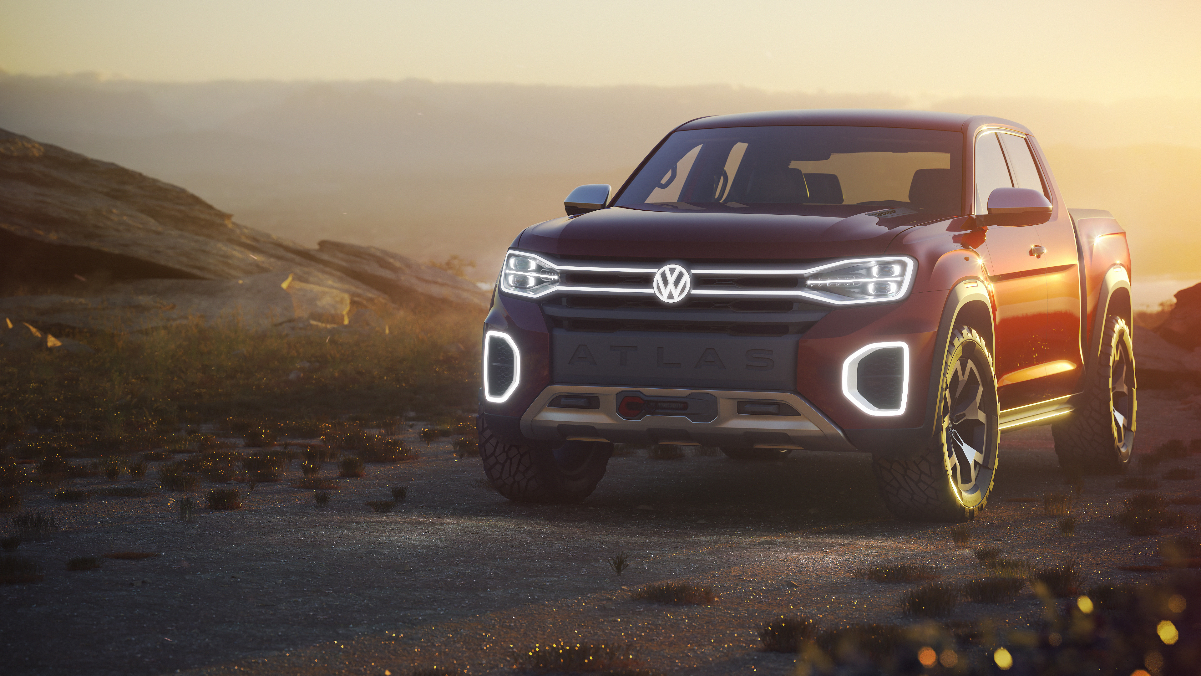 volkswagen atlas tanoak pickup truck concept 2018 1539110405