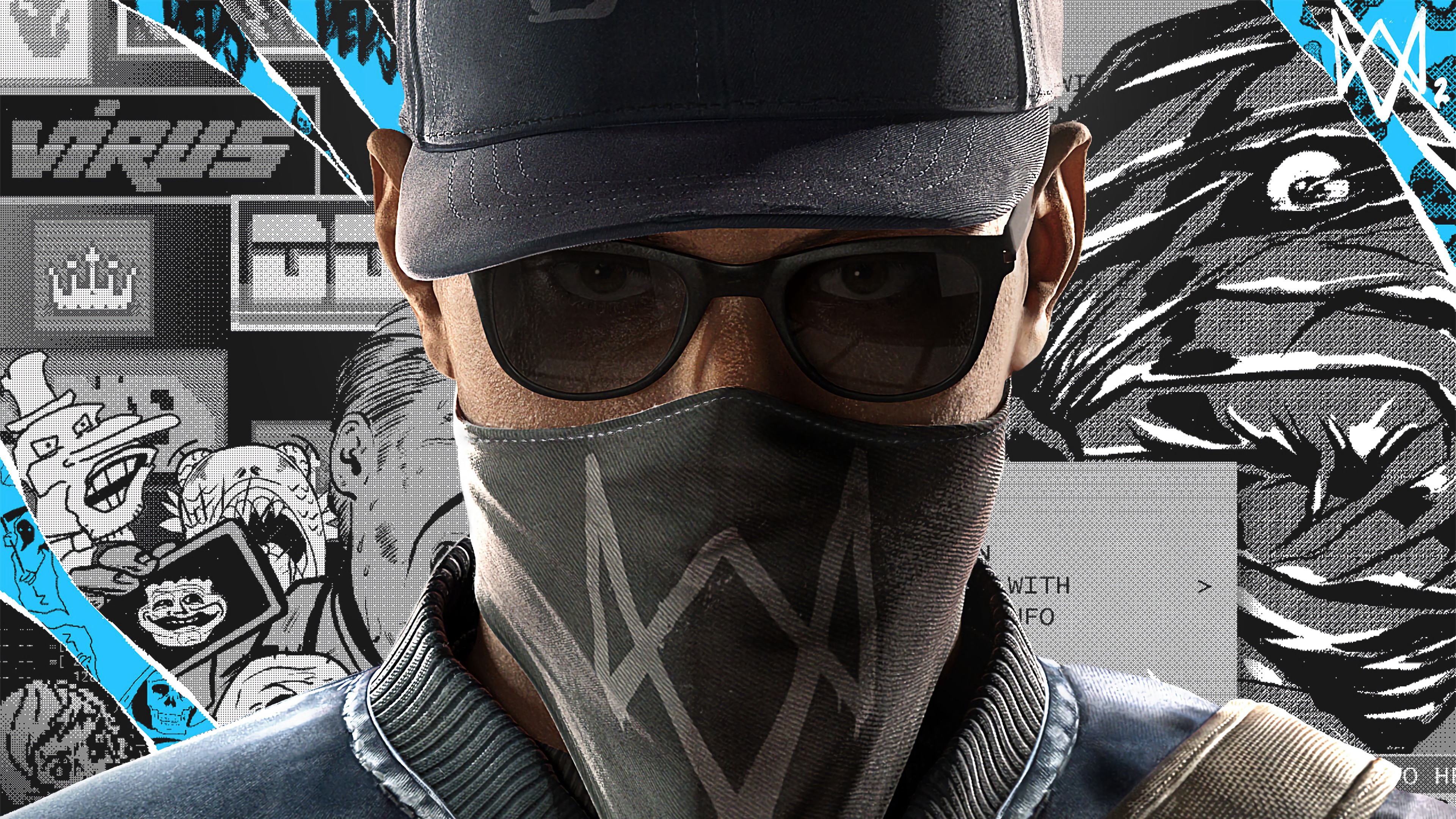Wallpaper 4k Watch Dogs 2 Marcus Holloway Face 4k Face Marcus