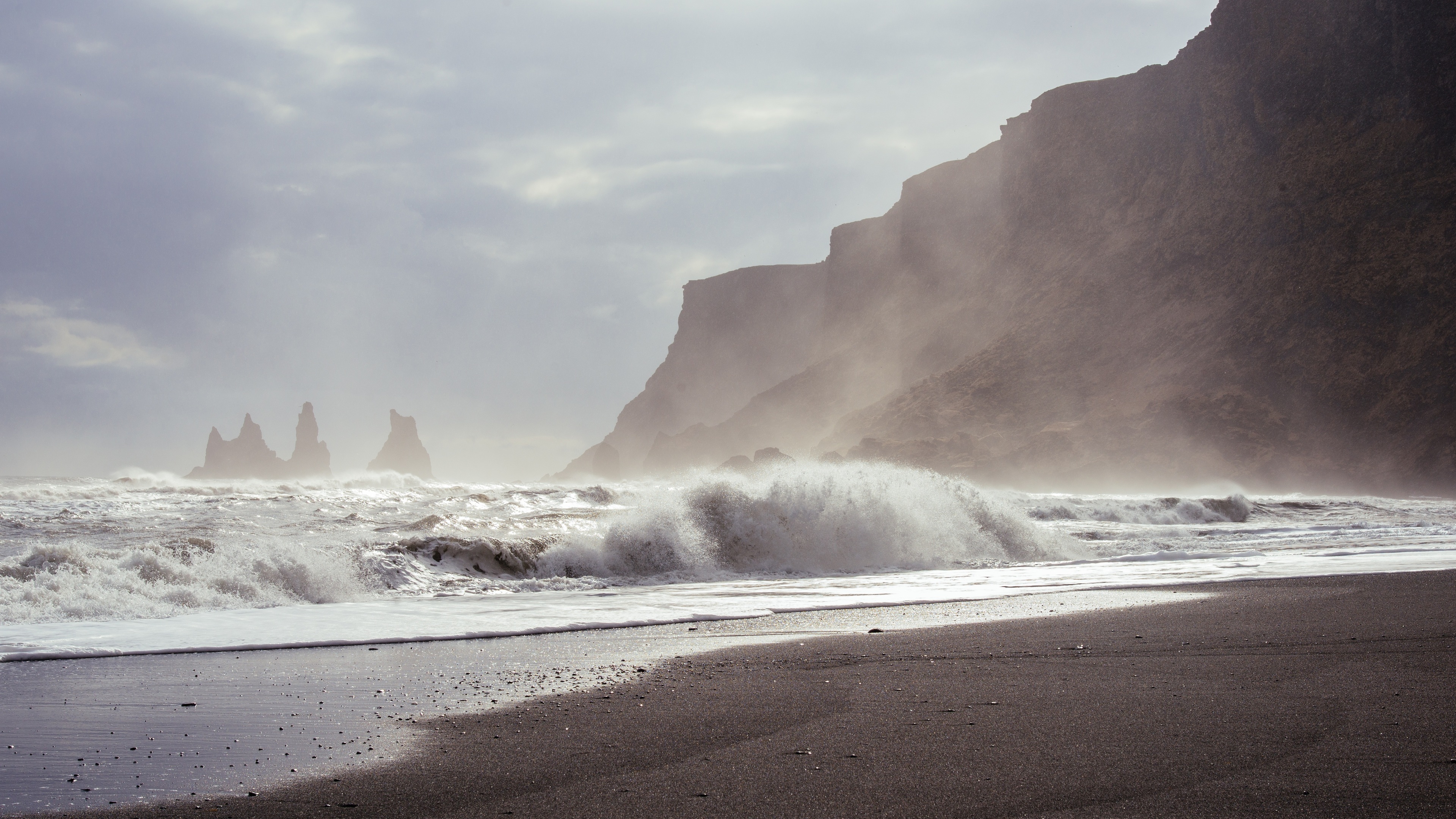 waves shore ocean 4k 1540134920