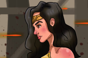 wonder woman cartoonic art 1540746405