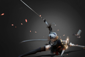 2b nier automata katana 5k 1541973673