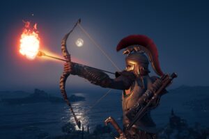 4k assassins creed odyssey bow and arrow 1543620868