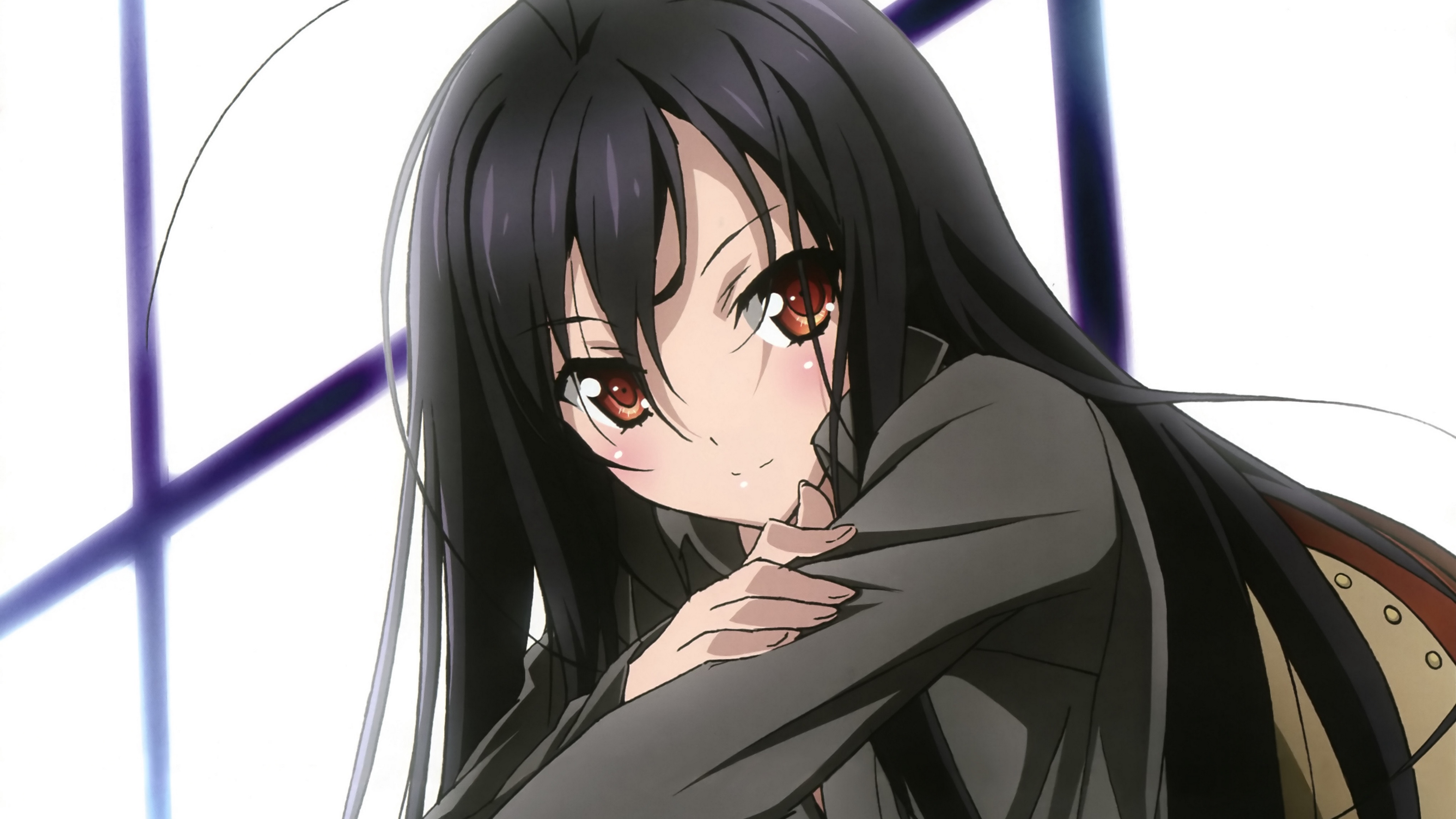 accel world girl brunette look 4k 1541975756