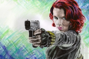 black widow 4k artwork 1543620121