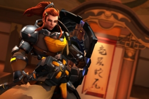 brigitte overwatch character 4k 1543621087