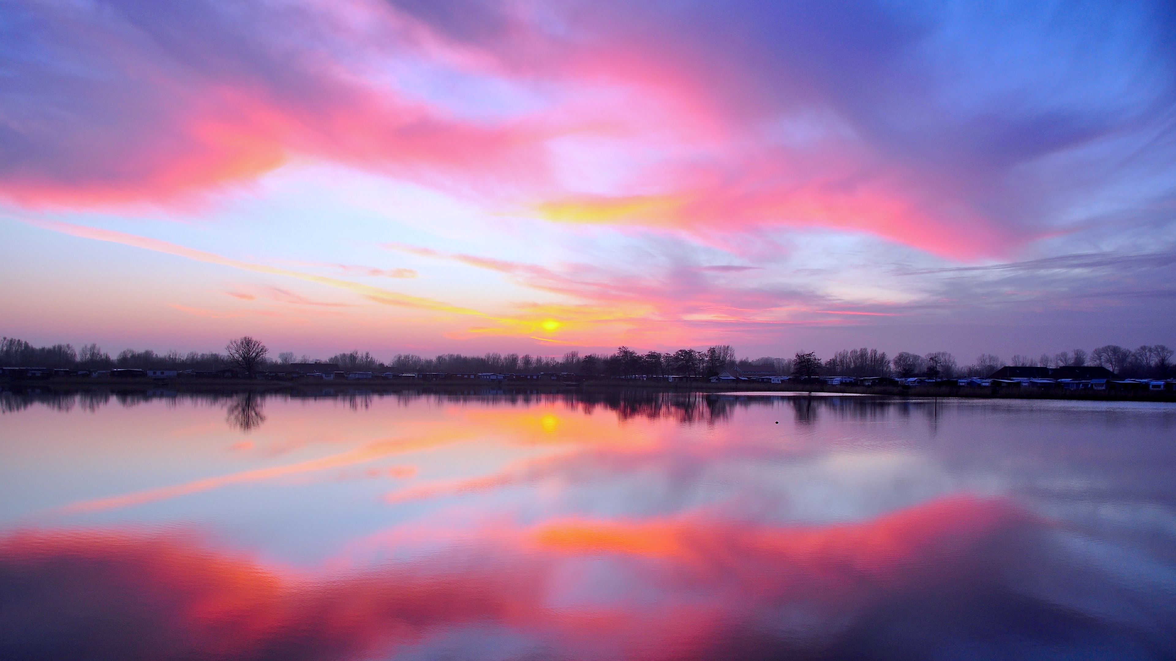 cuxhaven germany lake sunset 4k 1541116400