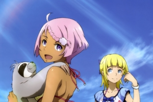 eureka seven girls sky joy animal 4k 1541975510