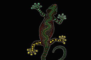 gecko lizard art point 4k 1541971112