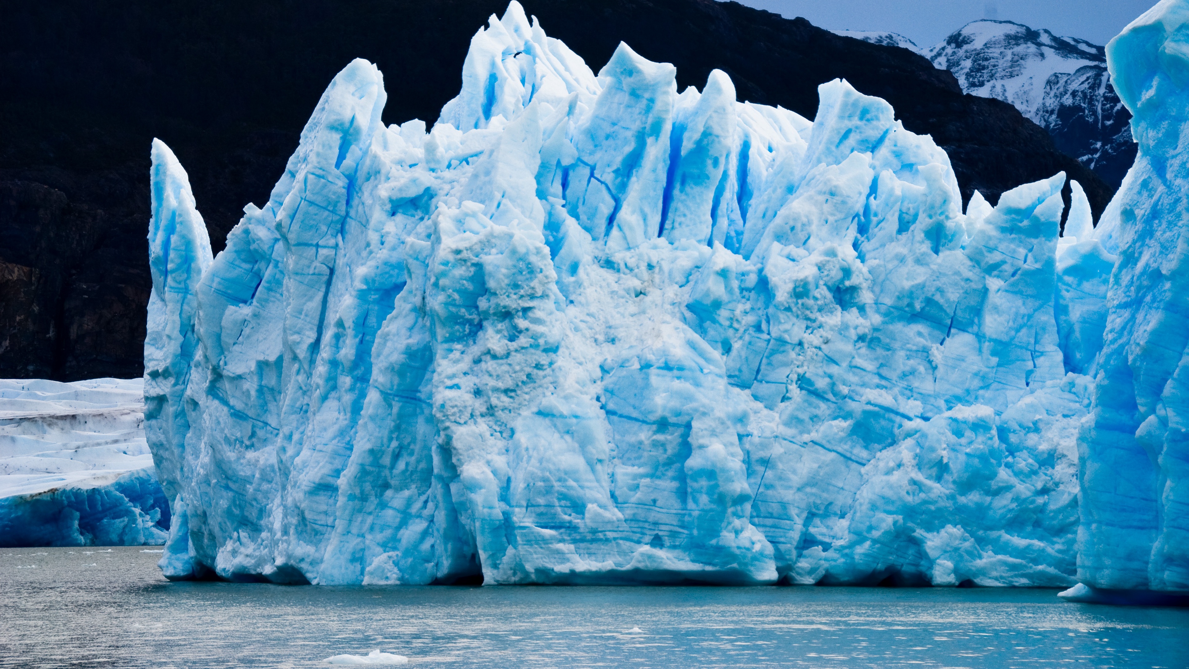 glacier patagonia torres del paine chile 4k 1541116372