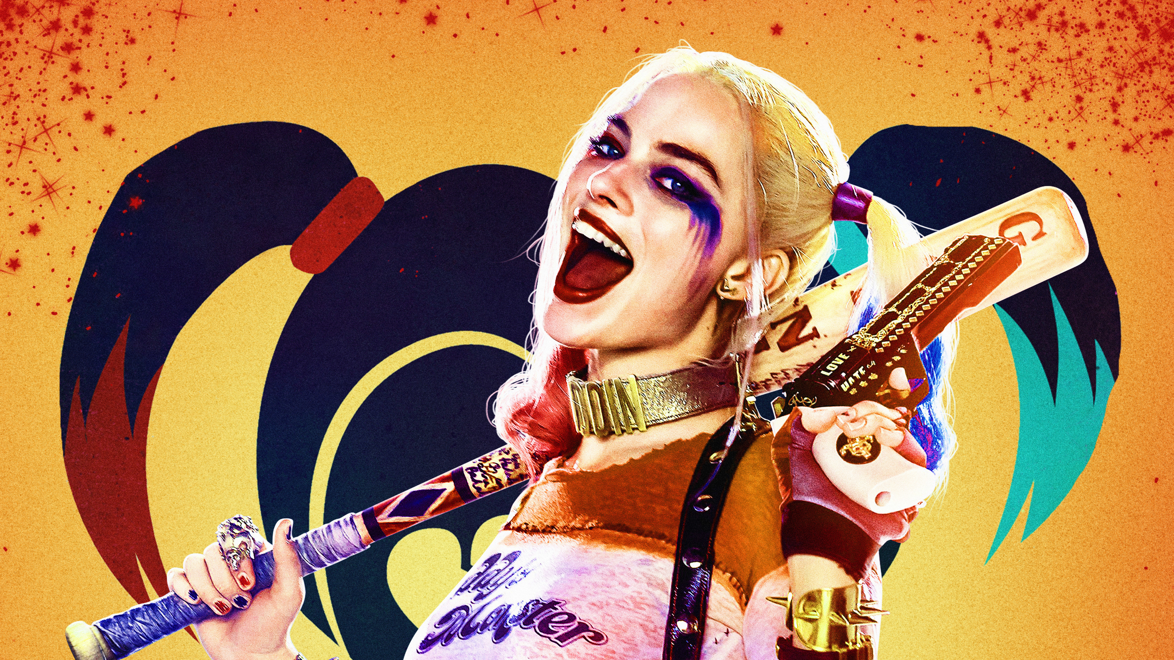 harley quinn 4k key art 1543618791