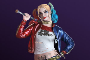 harley quinn fan art 4k 1543619964