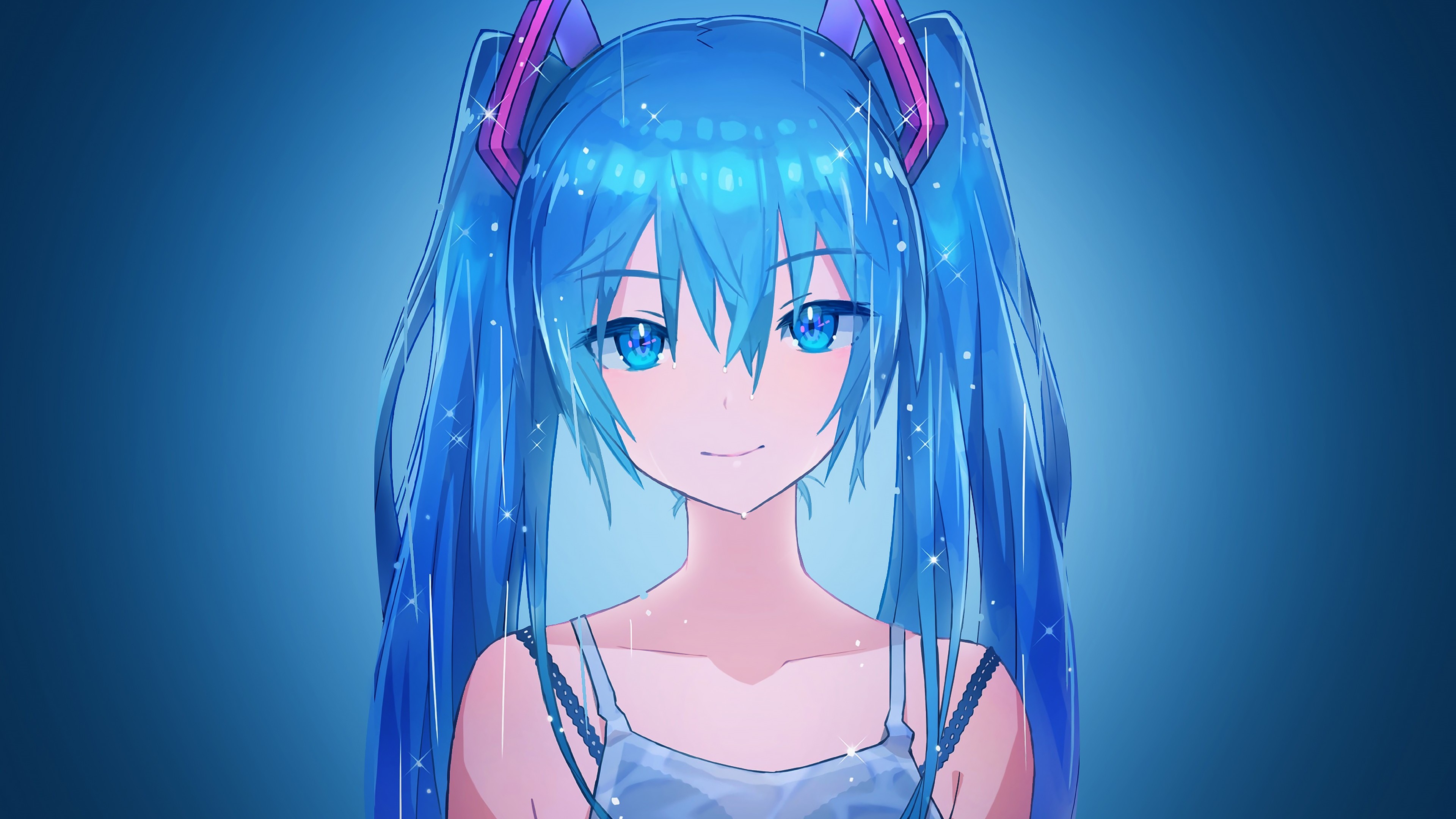 Hatsune Miku 4k hd-wallpapers, hatsune miku wallpapers, digital art