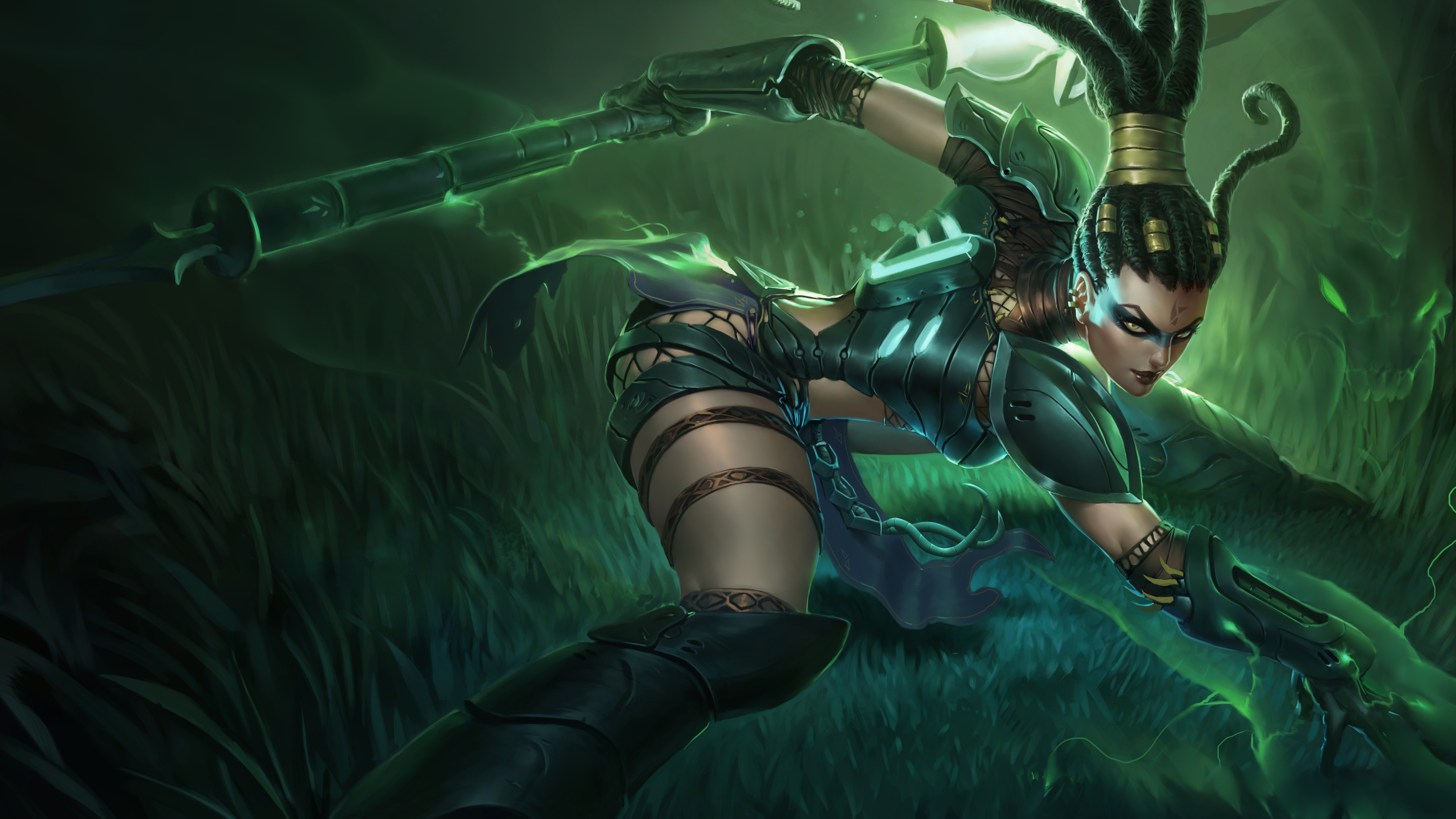 headhunter nidalee league of legends 8k 1541294787