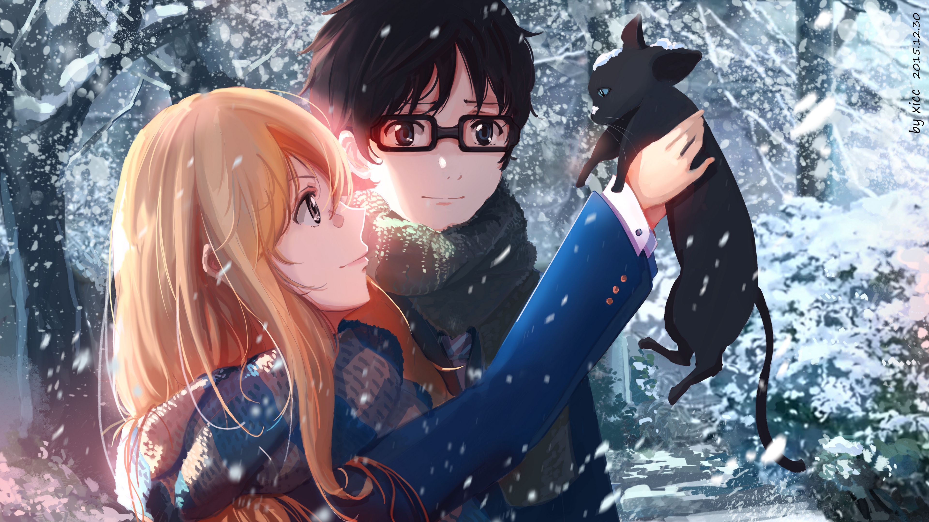 kaori miyazono kousei arima shigatsu wa kimi no uso 4k 1541975944