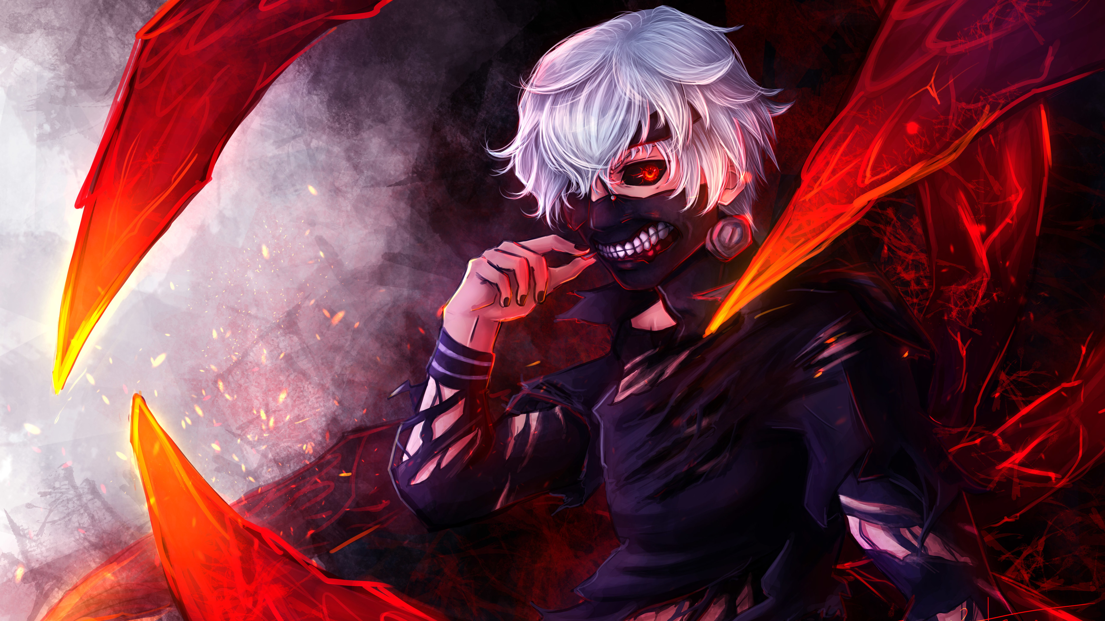99 hình nền anime ngạ quỷ đẫm máu và u ám nhất