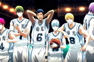 kuroko no basket team akashi seijuurou aomine daiki kise ryouta kuroko tetsuya midorima shintarou murasakibara atsushi 4k 1541976055