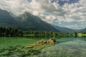 mountains lake hintersee austria 4k 1541117901