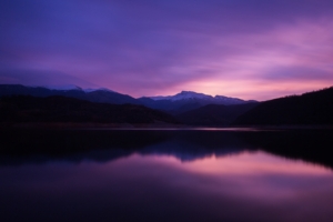 mountains lake night reflection 4k 1541115017