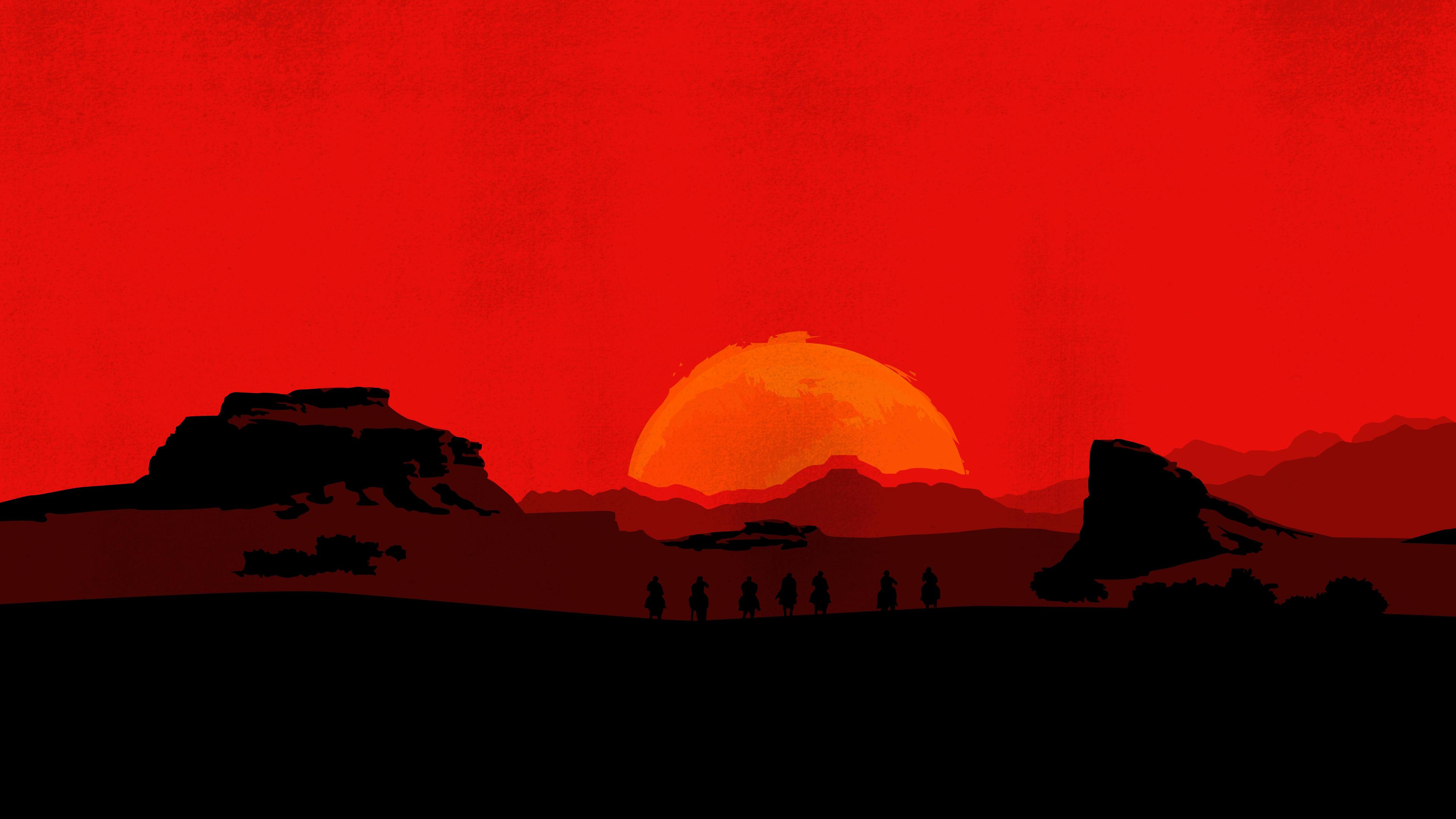 Wallpaper 4k Red Dead Redemption 2 Key Art 4k 2018 Games