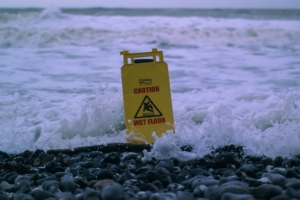 sea foam sign stones caution 4k 1541116667