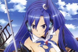 senki zesshou symphogear girl gun sky 4k 1541975544