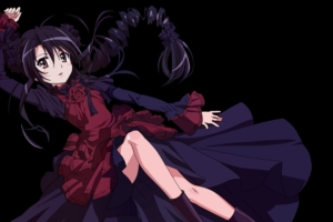 shakugan no shana girl brunette dress posture 4k 1541975644